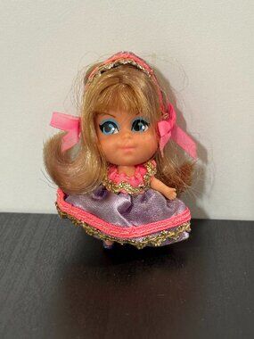 Vintage Mattel Liddle Kiddles Lolli-Grape Doll